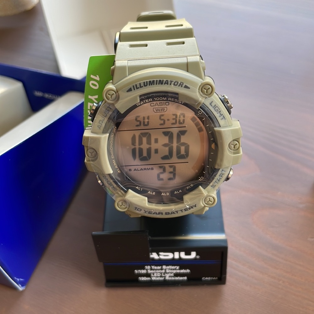 Casio Mens Strap Watch - Khaki